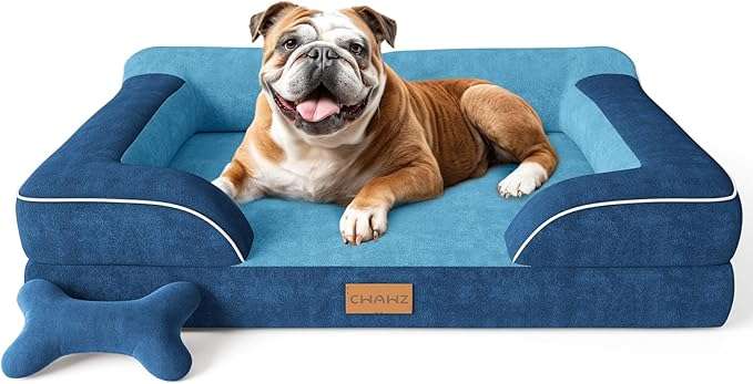 cama ortopedica jumbo para perro extra grande con gel refrescante y funda lavable ideal para chile