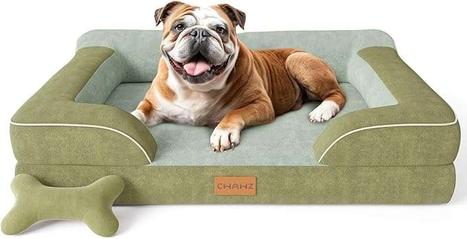 cama ortopedica jumbo para perro extra grande con gel refrescante y funda lavable ideal para chile
