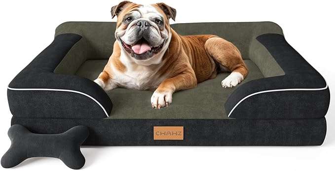 cama ortopedica jumbo para perro extra grande con gel refrescante y funda lavable ideal para chile