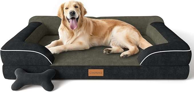cama ortopedica jumbo para perro extra grande con gel refrescante y funda lavable ideal para chile