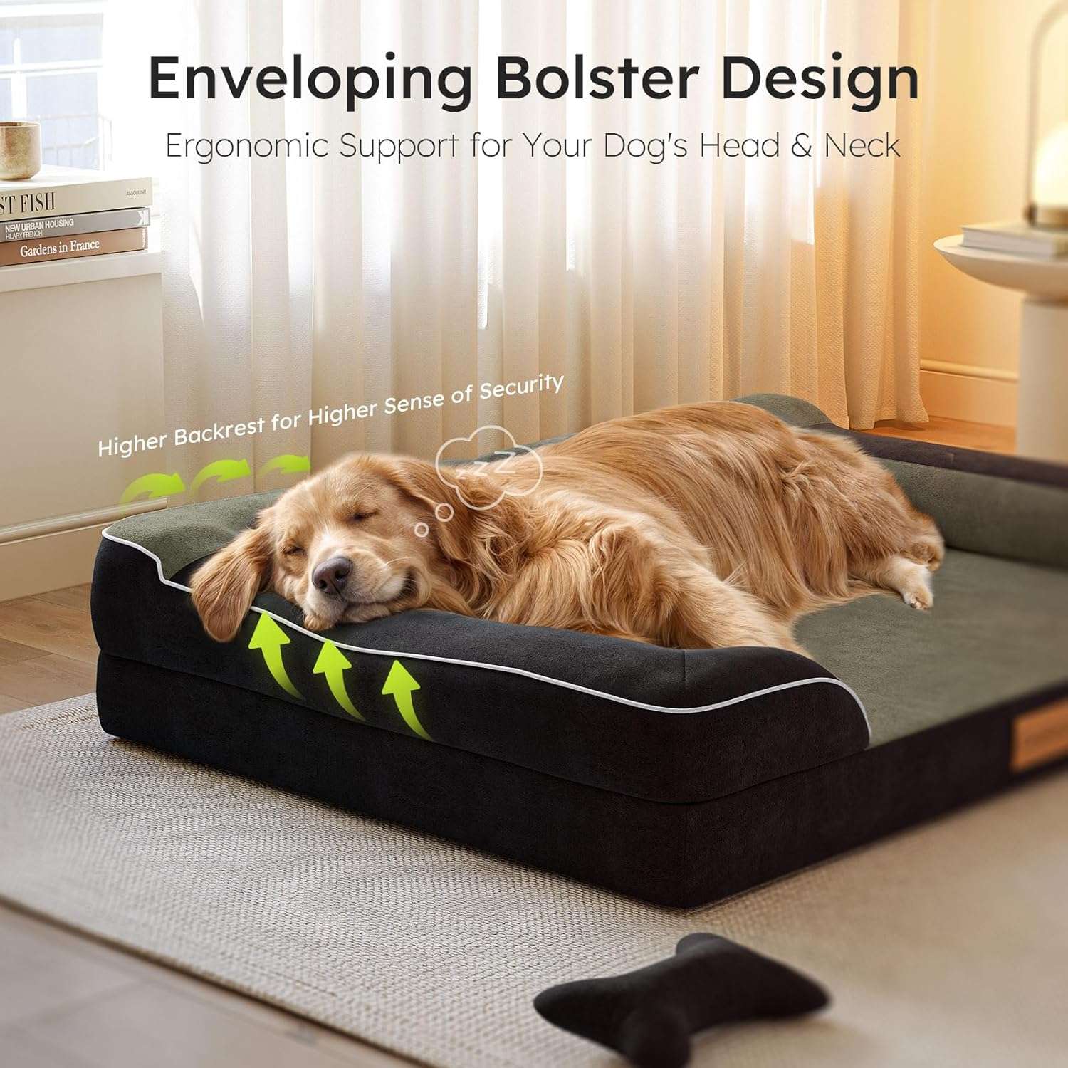 cama ortopedica jumbo para perro extra grande con gel refrescante y funda lavable ideal para chile