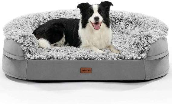 cama ortopedica gruesa para perros con espuma viscoelastica funda lavable y diseño semicircular ideal para chile