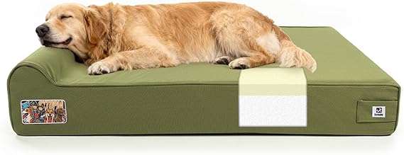 cama ortopedica xxl para perros gigantes de 127 por 86 centimetros con funda lavable y base impermeable ideal para chile