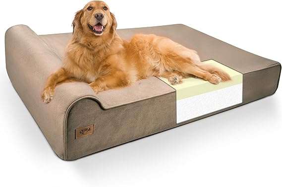 cama ortopedica xxl para perros gigantes de 127 por 86 centimetros con funda lavable y base impermeable ideal para chile