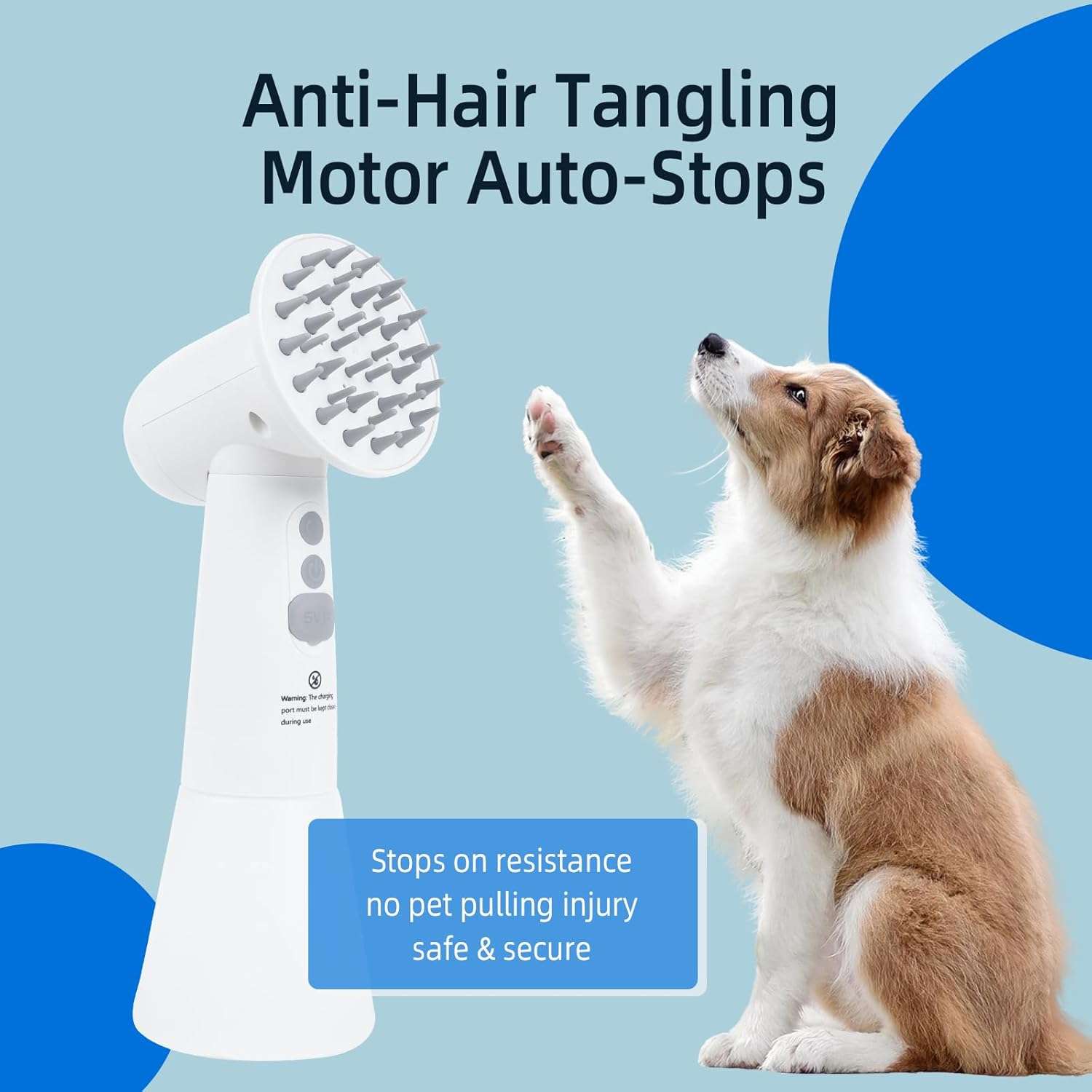 cepillo electrico giratorio dispensador de espuma para baño de perros y gatos con cabezal de silicona ideal para chile