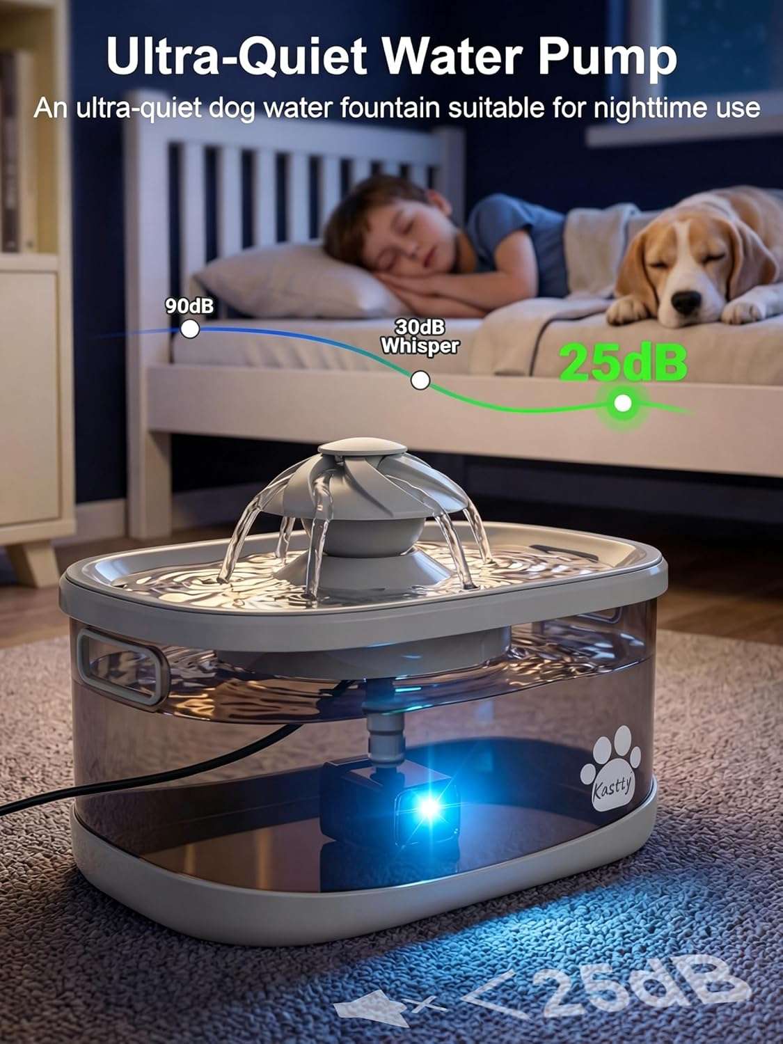 Dispensador Automatico Agua Mascotas 9 Litros Kastty - Imagen 5