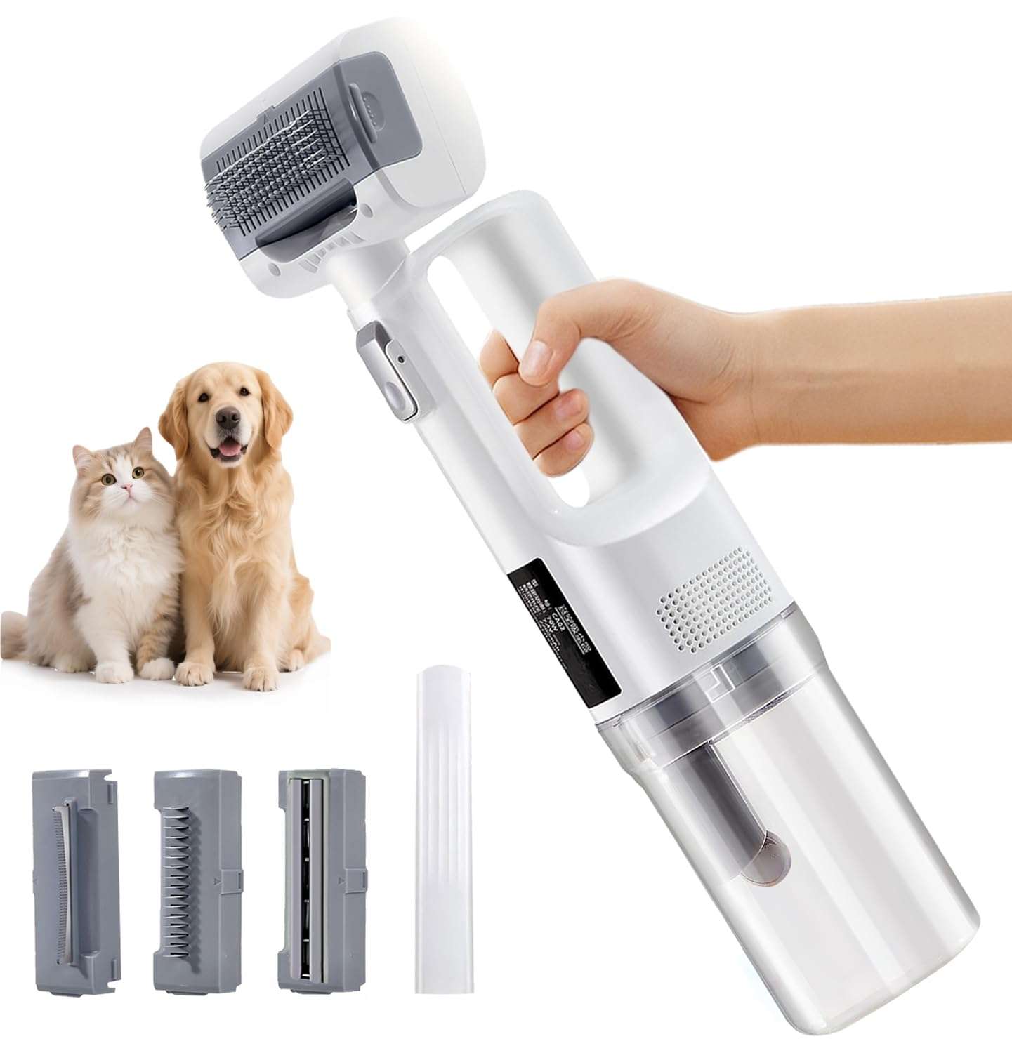aspiradora inalambrica de aseo para perros con cinco accesorios y tres niveles de succion ideal para chile