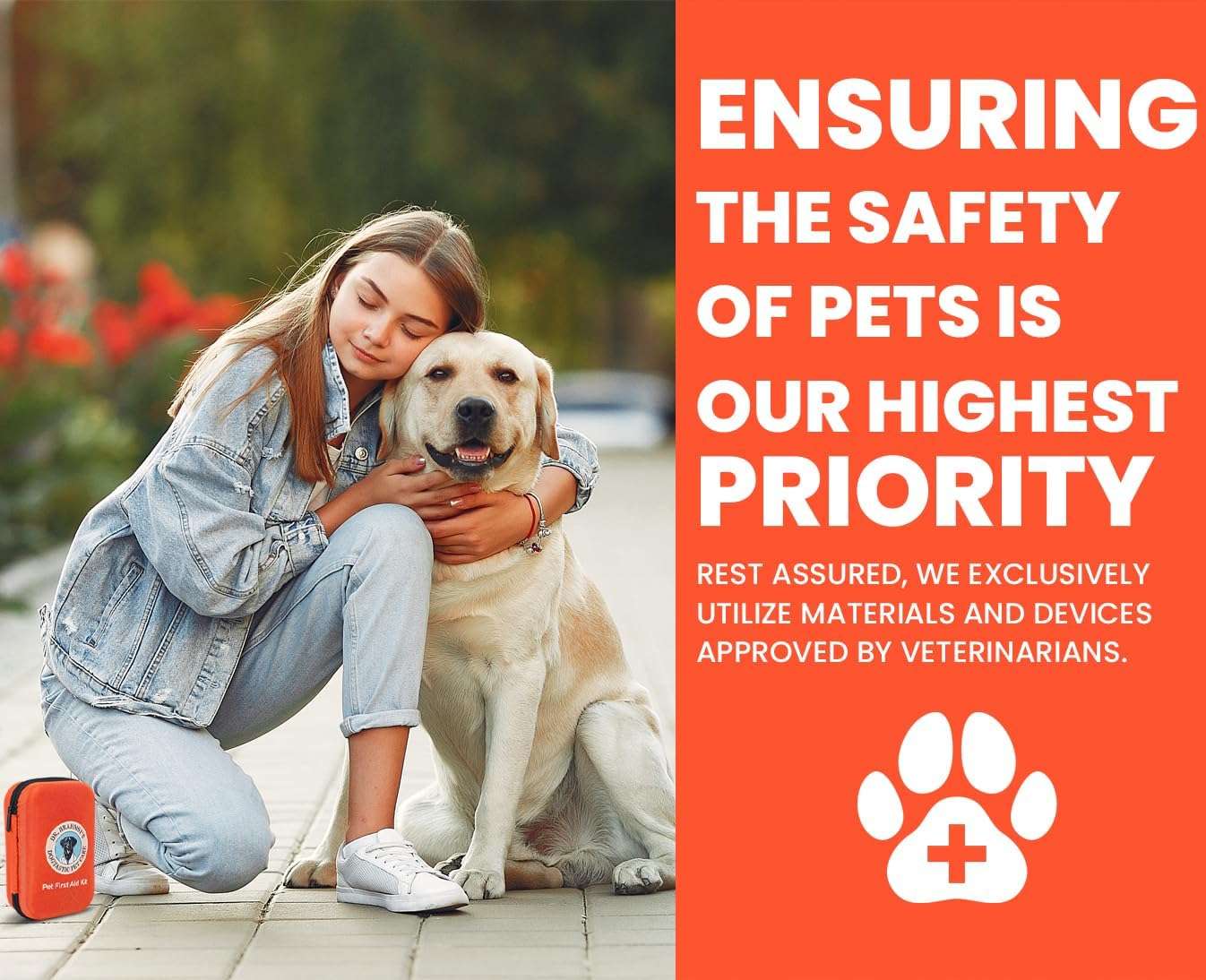 botiquin de primeros auxilios impermeable para mascotas con 45 piezas ideal para viajes y emergencias en chile