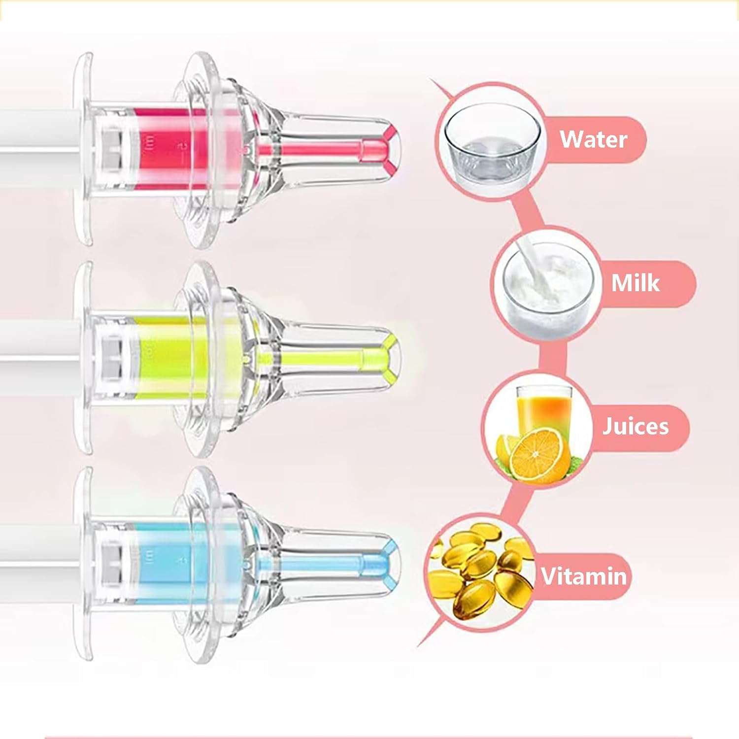 kit de alimentacion liquida para mascotas con jeringa de 9 mililitros y chupete de silicona de dos vias ideal para chile