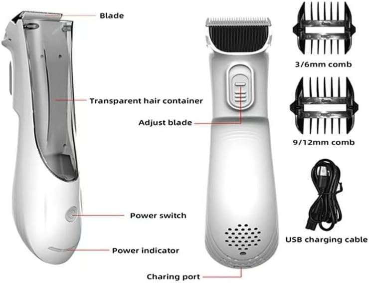 cortapelo con aspiradora inalambrico para perros y gatos omana con peines ajustables ideal para chile