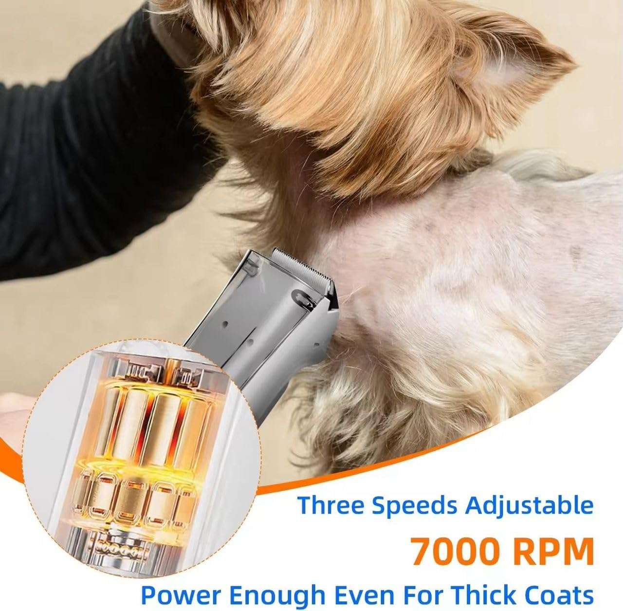 cortapelo con aspiradora inalambrico para perros y gatos omana con peines ajustables ideal para chile