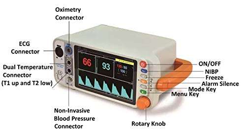 Monitor Signos Vitales Veterinario Pantalla LCD 18 cm - Imagen 7