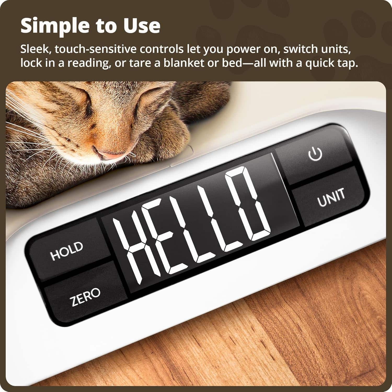 pesa digital greater goods para mascotas pequeñas con capacidad de 20 kilos y algoritmo antimovimiento ideal para chile