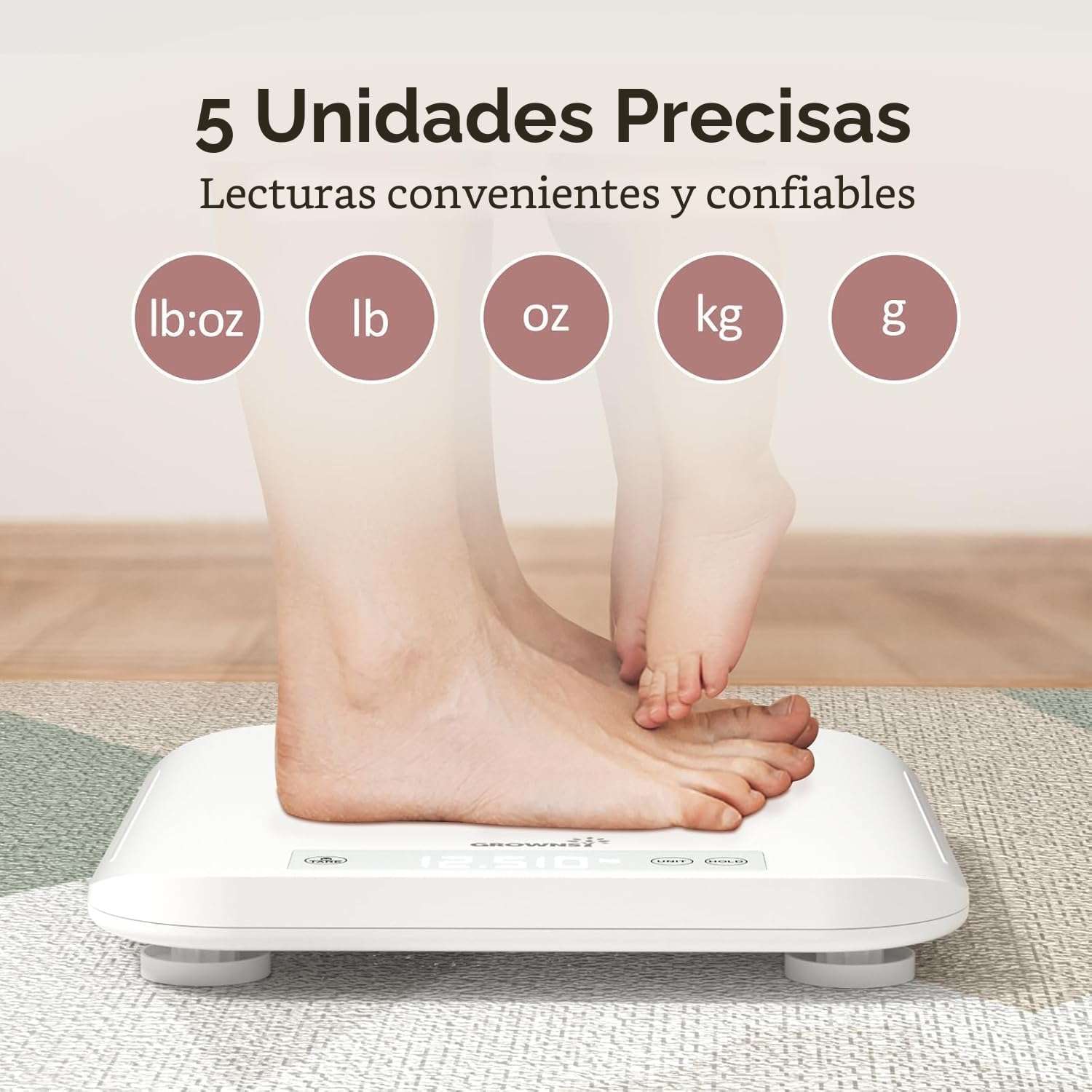pesa digital multifuncional para bebes y mascotas con capacidad de 150 kilos y 69 centimetros ideal para chile