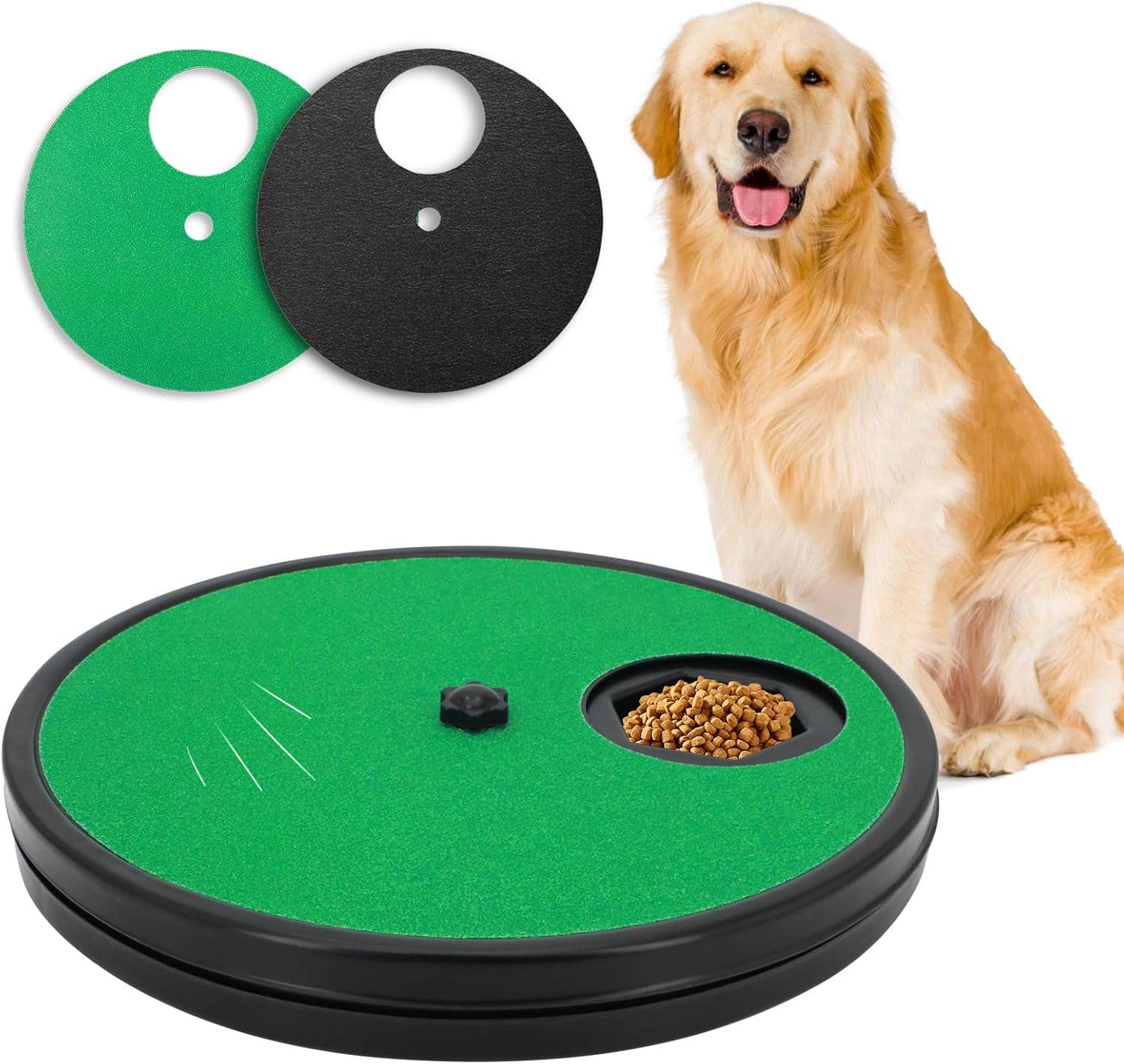 tabla rascador de uñas para perro giratoria con compartimentos para golosinas y lija de repuesto ideal para chile