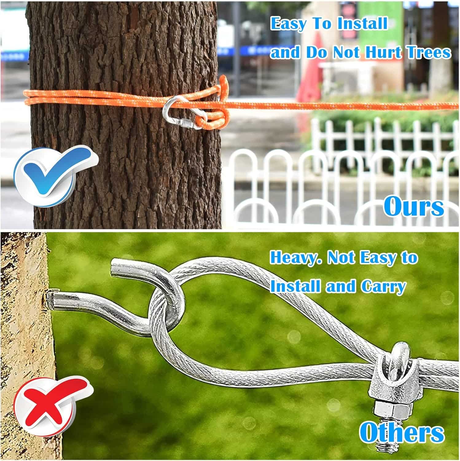 sistema de cable reflectante para perros de 3048 centimetros soporta 136 kilos ideal para camping en chile