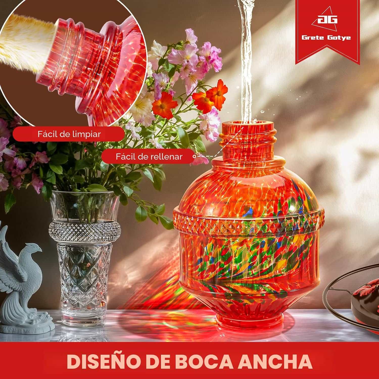 Bebedero Colgante De Nectar Para Aves Silvestres Jardin 360 grados - Imagen 6