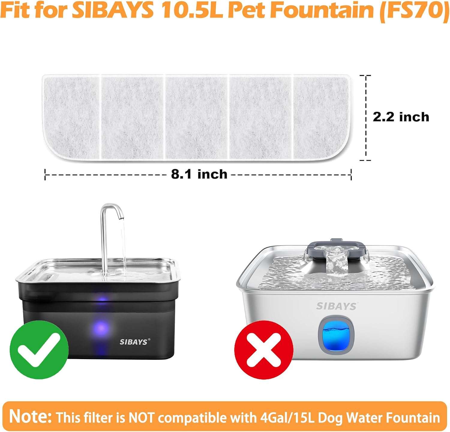 Filtros De Repuesto Para Fuente De Agua Perros 10 Litros - Imagen 7