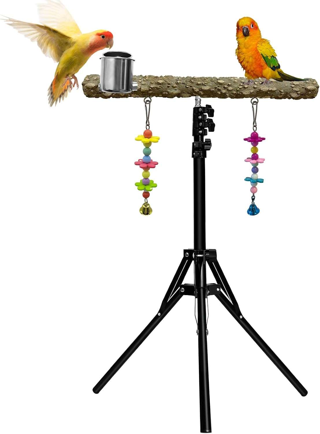 Perca De Madera Para Pajaros Soporte Ajustable 68 cm - Imagen 9