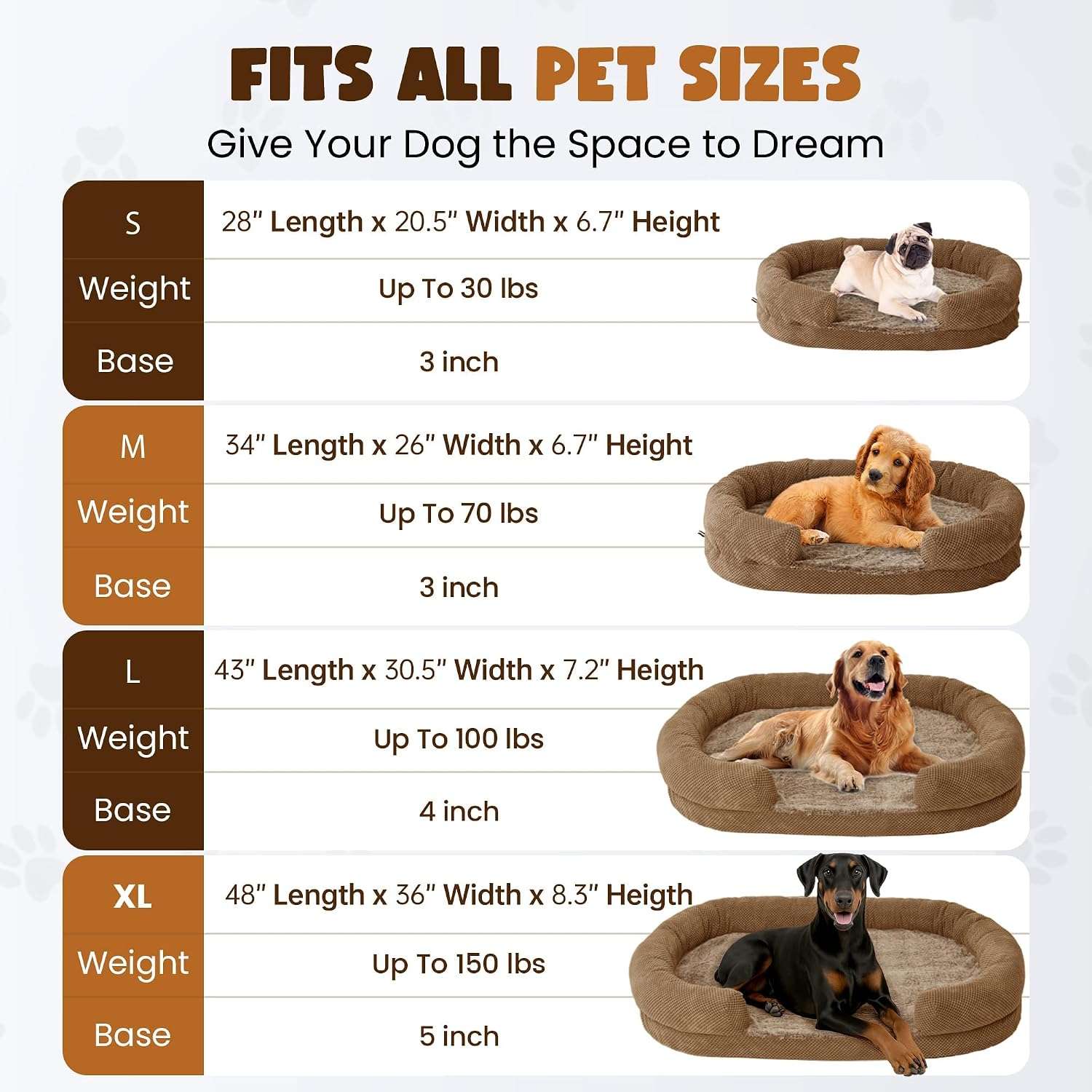 cama ortopedica redonda para perros grandes con espuma viscoelastica funda extraible y bordes reforzados