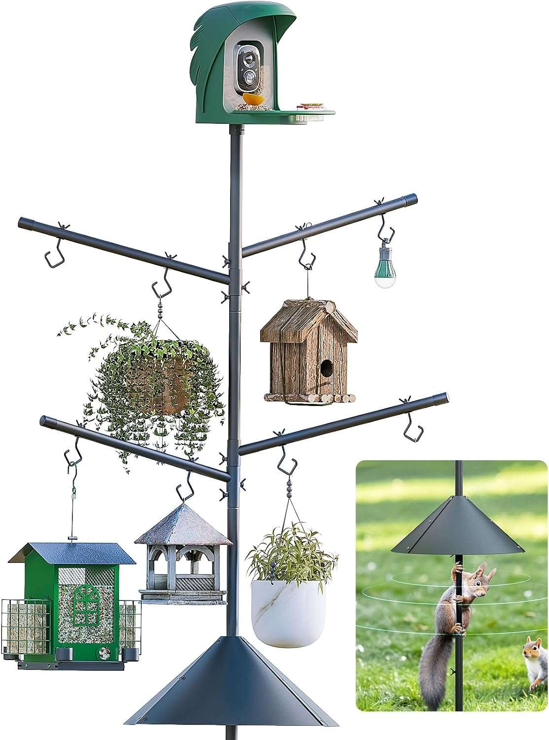 Soporte Metalico Ajustable Para Casa De Aves Y Camaras 231 cm - Imagen 11